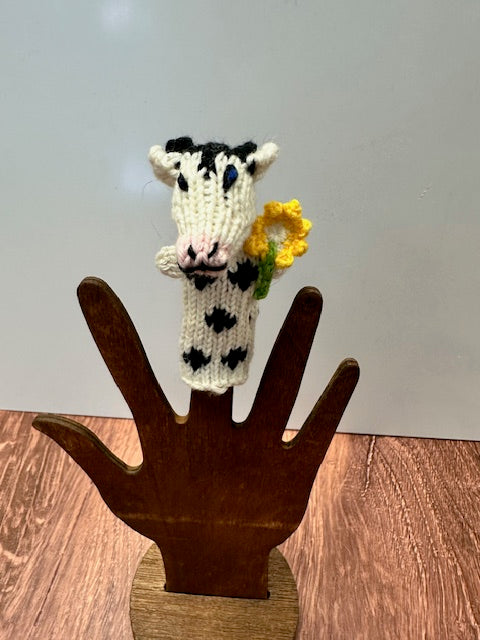 HAND KNIT ANIMAL FINGER PUPPETS FROM PERU - ASSORTED