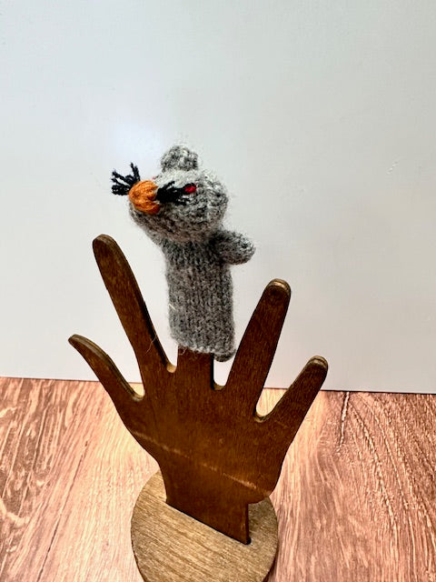 HAND KNIT ANIMAL FINGER PUPPETS FROM PERU - ASSORTED