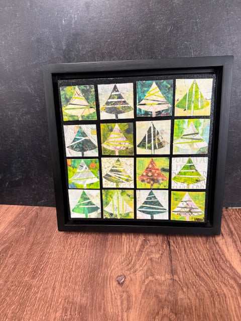 ORIGINAL ARTWORK BY MAHAN - CHRISTMAS TREES