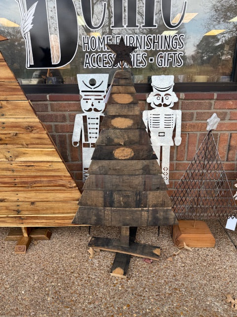 LOCALLY MADE BY JINGO WORKS - WHISKEY BARREL CHRISTMAS TREE