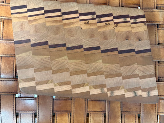 LOCALLY MADE BY DANNY GREER WOODWORKING - PATCHWORK CUTTING BOARDS - ASSORTED