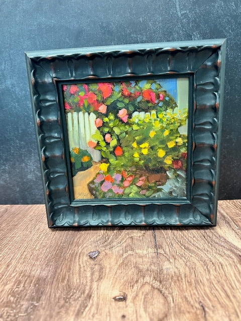 Original Oil by Carolyn McDonald “Flower Path”