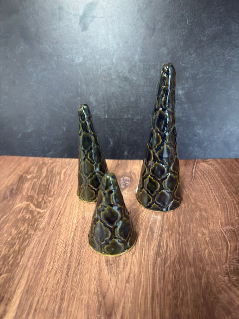 SARAH FORNO MODERN CHRISTMAS TREES SET OF 3