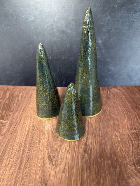 SARAH FORNO MODERN CHRISTMAS TREES SET OF 3