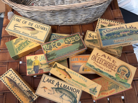 LOCALLY MADE VINTAGE STYLE LURE BOXES