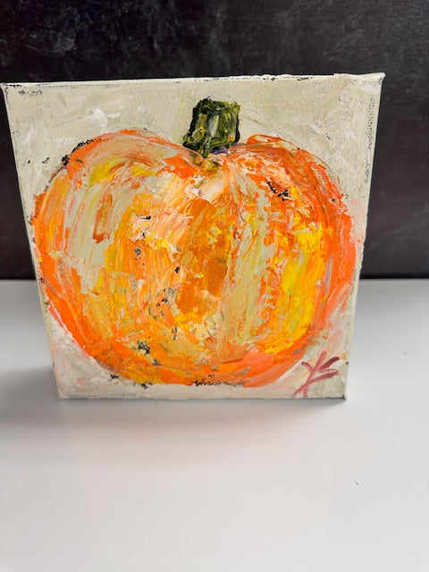 VICKI SHIPLEY ORIGINAL ARTWORK - PUMPKINS - ASSORTED 6"X6"