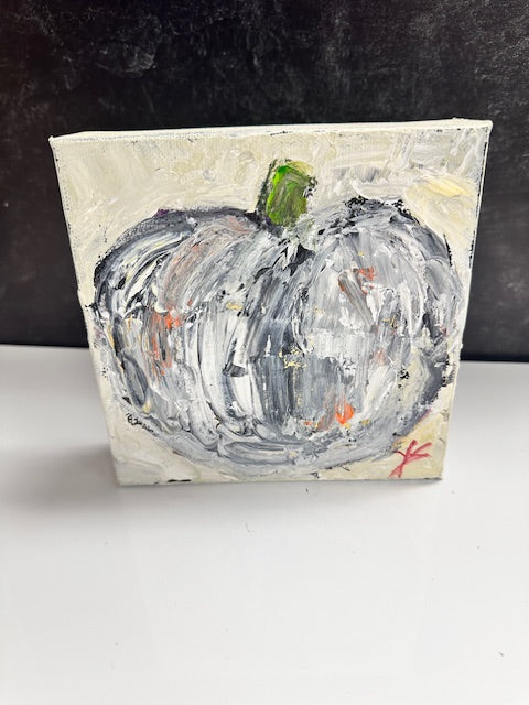 VICKI SHIPLEY ORIGINAL ARTWORK - PUMPKINS - ASSORTED 6"X6"