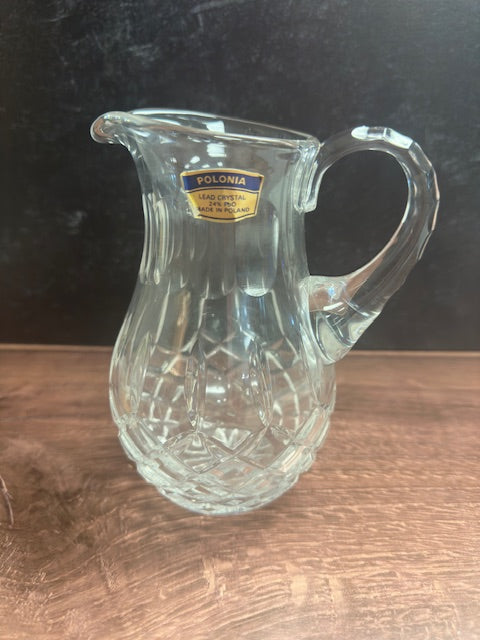 POLONIA CRYSTAL SMALL PITCHERS - POLAND - ASSORTED