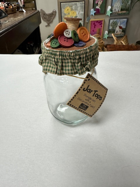 JAR TOPS STORAGE JAR - BUTTONS