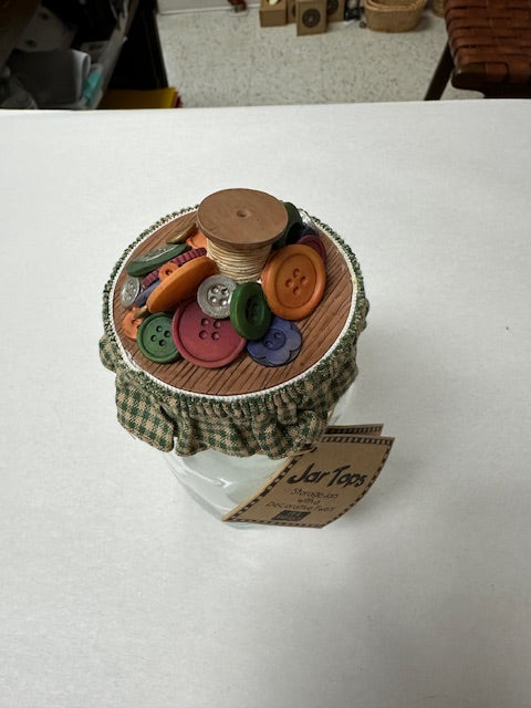 JAR TOPS STORAGE JAR - BUTTONS