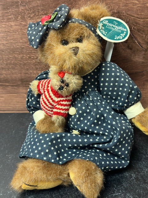 THE BEARINGTON COLLECTION STARS & STRIPES BEAR