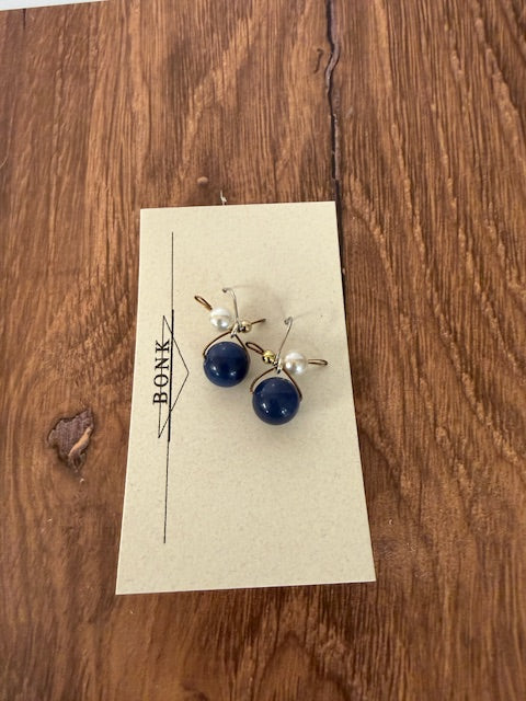 HANDMADE JEWELRY BY SARA BONK - MOD A EARRINGS AND SHORT RETRO EARRINGS