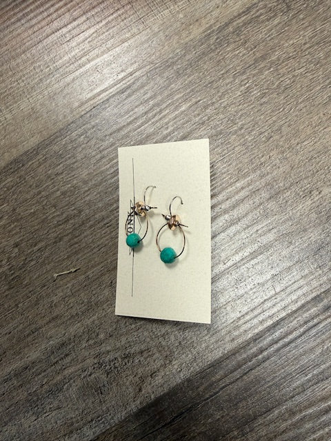 HANDMADE JEWELRY BY SARA BONK -SHORT HOOP EARRINGS