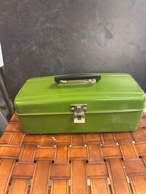 GREEN TACKLE BOX (LATCH IS BROKEN)