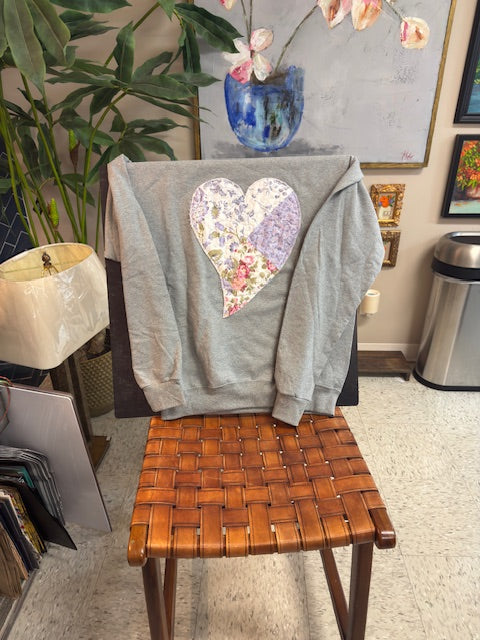 QUILTED SWEAT SHIRTS - HEART AND LOVE