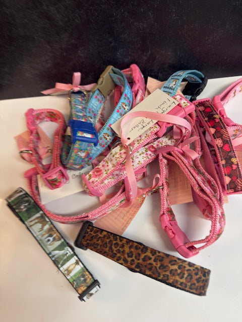 A CHILD'S WONDERLAND BY SONJA McCORD- ASSORTED PET COLLARS AND KEY CHAINS