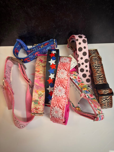 A CHILD'S WONDERLAND BY SONJA McCORD- ASSORTED PET COLLARS AND KEY CHAINS