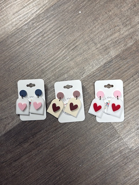 FIDDLE AND GRACE VALENTINE'S EARRINGS