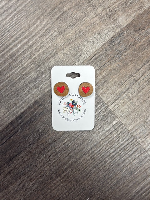 FIDDLE AND GRACE VALENTINE'S EARRINGS