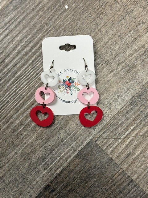 FIDDLE AND GRACE VALENTINE'S EARRINGS