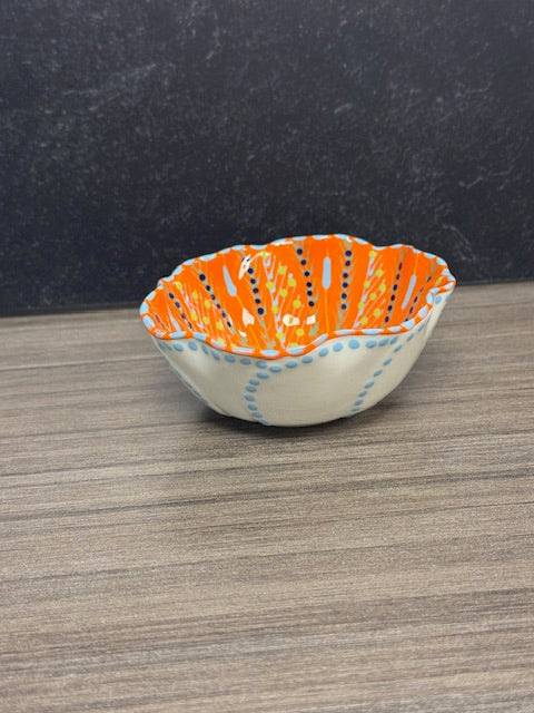 THUMBPRINT ARTIFACTS POTTERSWORK CERAMIC POPPY RAMEKIN - ASSORTED