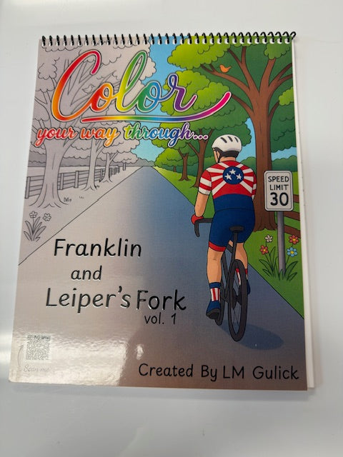FRANKLIN & LIEPERS FORK COLORING BOOK BY COLOR YOUR WAY THROUGH