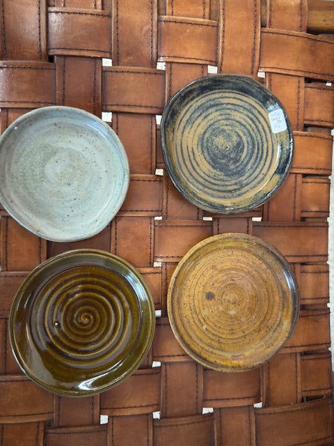 POTTERY BY SARAH FORNO, SPOON RESTS - ASSORTED (APROX. 4.5"DIA.)