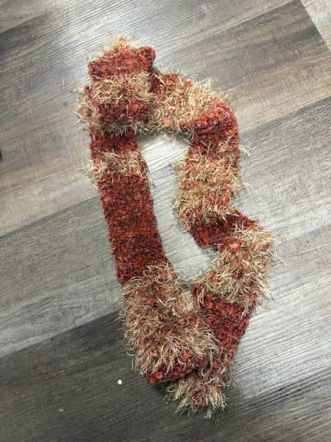 HANDMADE EYELASH YARN BOA SCARF - ASSORTED