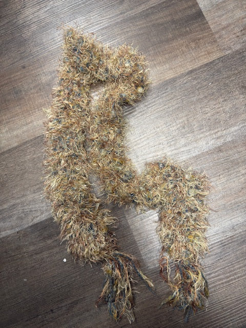 HANDMADE EYELASH YARN BOA SCARF - ASSORTED