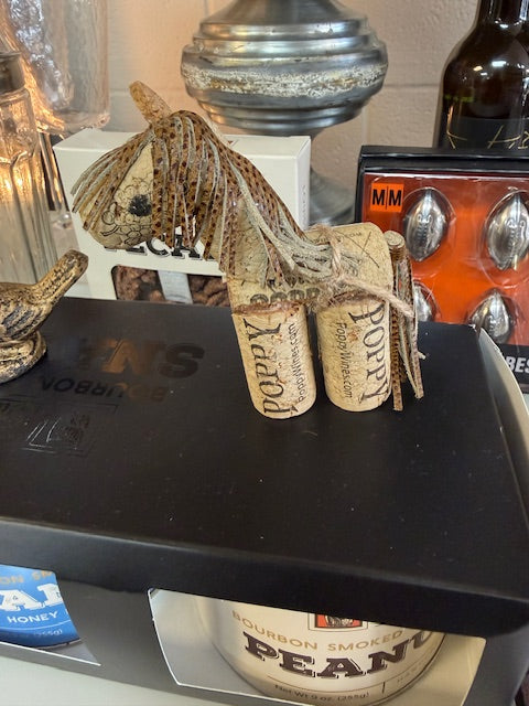 WINE CORK HORSE