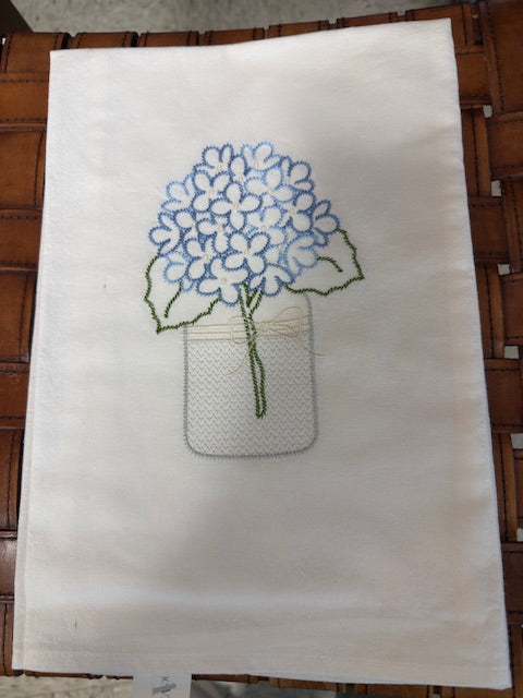 ANNE VAN & CO. EMBROIDERED TEA TOWELS