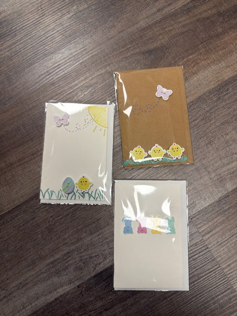 SHAKERAG FLOWERS GREETING CARDS - ASSORTED