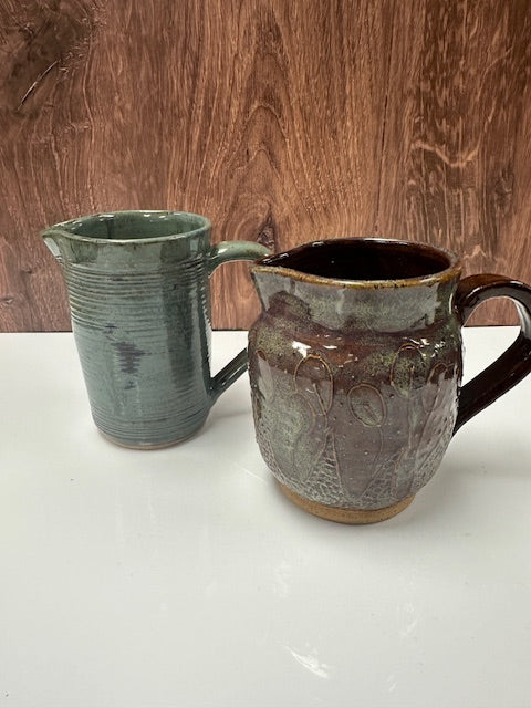 HANDMADE POTTERY BY SARAH FORNO - MINIATURE PITCHERS - ASSORTED