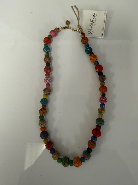 THREADED KANTHA CLASSIC NECKLACE