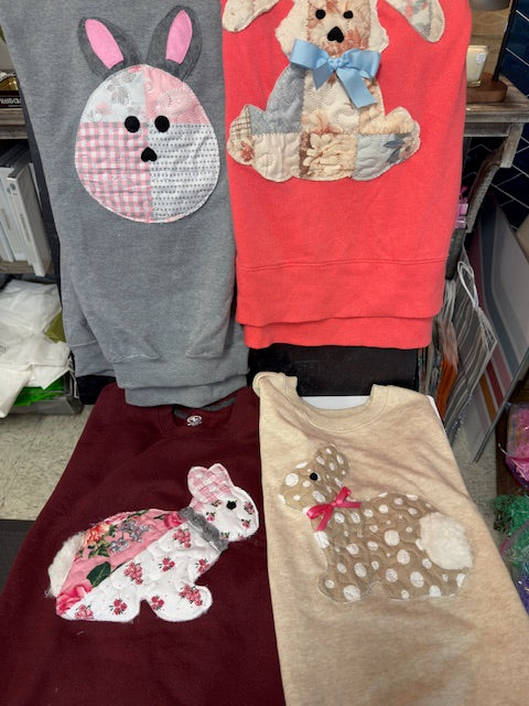 QUILTED SWEAT SHIRTS - HOLIDAY EASTER