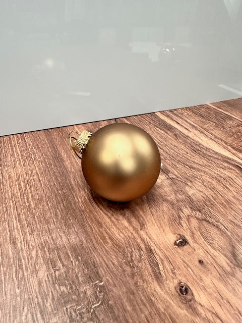 COPPER BALL ORNAMENTS - ASSORTED