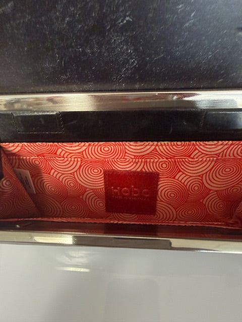 VINTAGE HOBO MAXINE LEATHER FRAMED CLUTCH WALLET