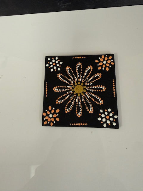 HANDPAINTED DOT ART BY JOAN HATCHER - TIDBITS
