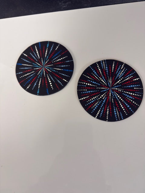 HANDPAINTED DOT ART BY JOAN HATCHER - TIDBITS
