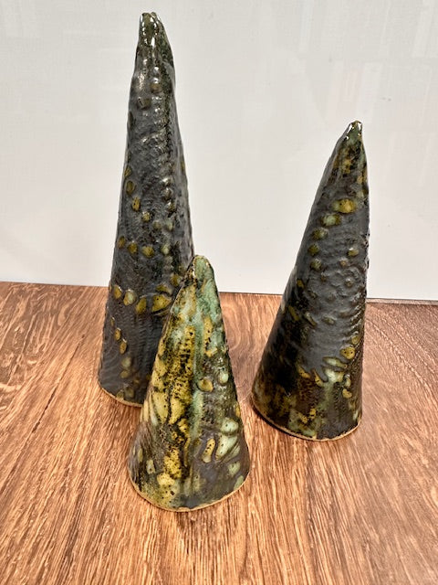SARAH FORNO MODERN CHRISTMAS TREES SET OF 3