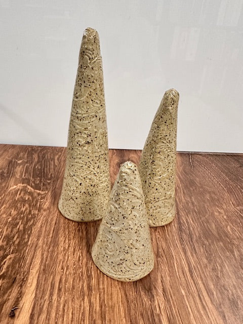 SARAH FORNO MODERN CHRISTMAS TREES SET OF 3
