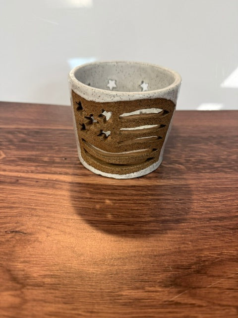 BEAR WALLOW POTTERY BY JANNA COX - AMERICANA 4th of JULY - ASSORTED