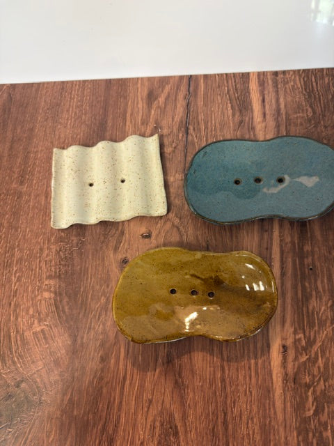 POTTERY BY SARAH FORNO - SOAP DISH ASSORTED