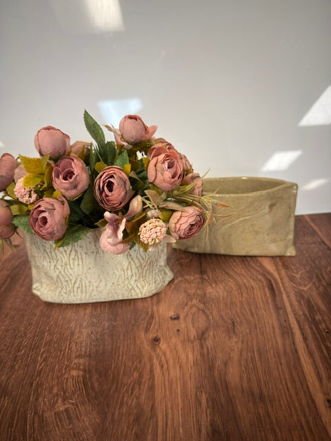 POTTERY BY SARAH FORNO - PURSE VASE ASSORTED