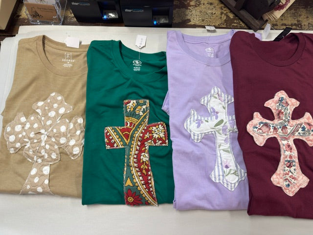 QUILTED T-SHIRTS. - CROSS