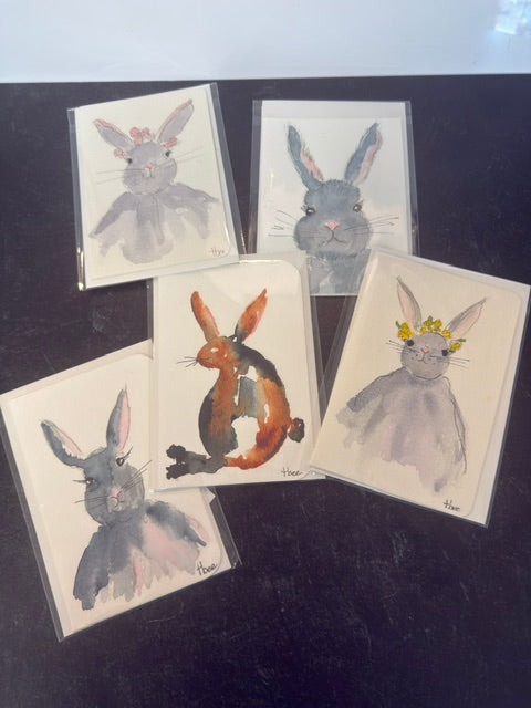 ORIGINAL WATERCOLORS BY THEO BEE - GREETING CARDS