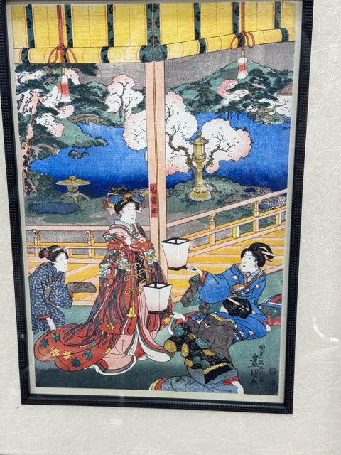 KABUKI JAPANESE ART FROM TOKEYO JAPAN - 15 5/8" x 19 1/2"
