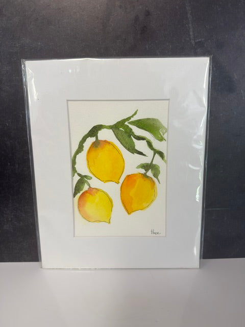 ORIGINAL WATERCOLORS BY THEO BEE - MATTED 8x10