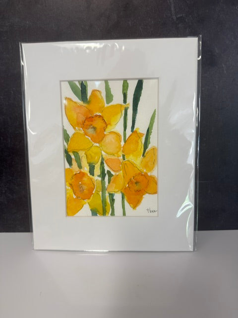 ORIGINAL WATERCOLORS BY THEO BEE - MATTED 8x10
