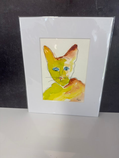 ORIGINAL WATERCOLORS BY THEO BEE - MATTED 8x10